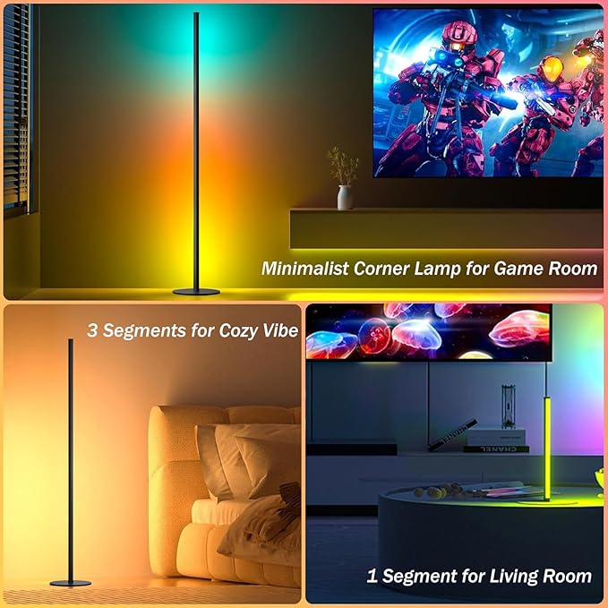 Eastfine Corner Floor Lamp, RGBWW IC Corner Lamp - Image 8