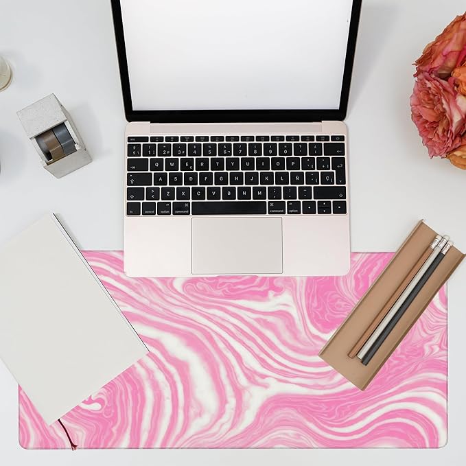Eflxamz Desk Pad, Flow Liquid Waves Large Gaming Mouse Pad - Image 7