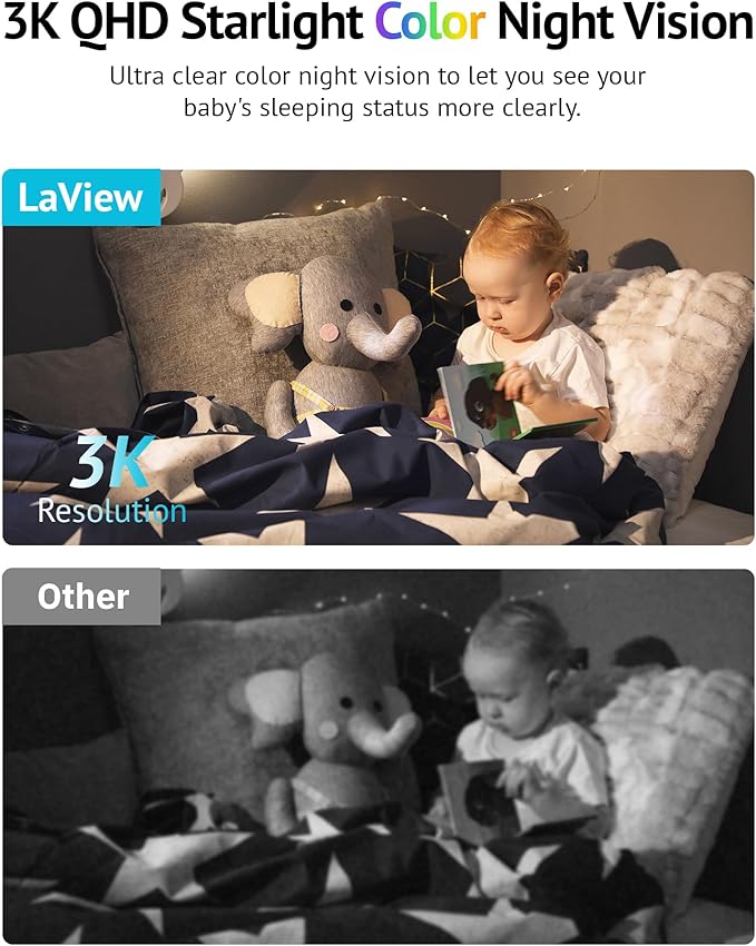 LaView 5MP 3K Cameras for Home Security Indoor, Home Security Camera for - Image 3