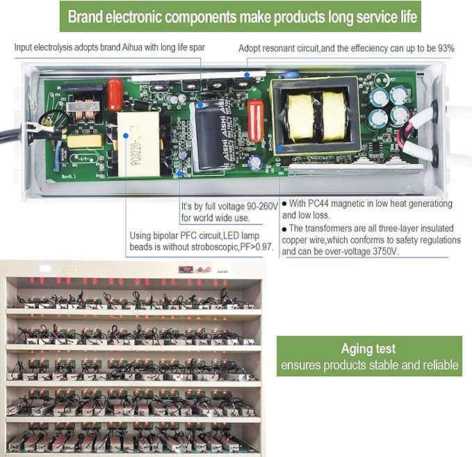 LED Driver 300 Watts 24V DC Transformer， Waterproof IP67 Power Supply, 24V DC - Image 3