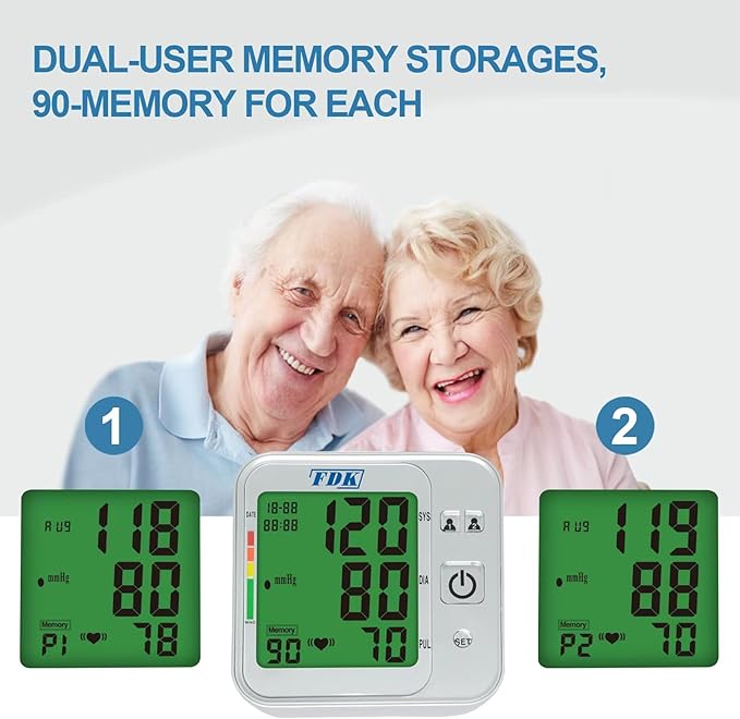 Blood Pressure Monitors for Home USE; Voice Volume Control Bilingual; Talking - Image 2