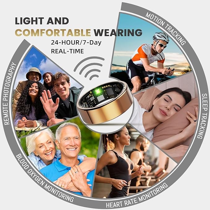 Smart Ring for Women Men, Health Tracker - Image 6