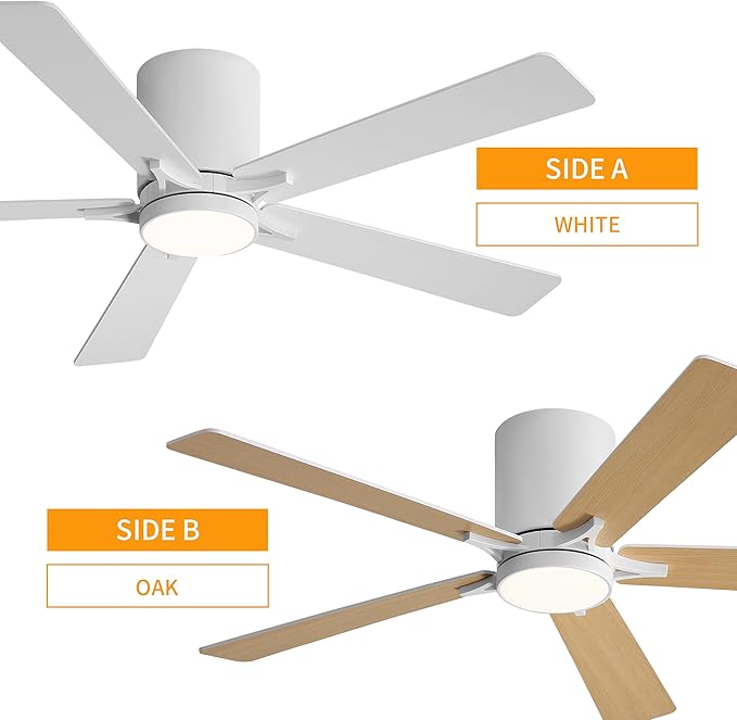 WINGBO 48" DC Flush Mount Ceiling Fan - Image 5