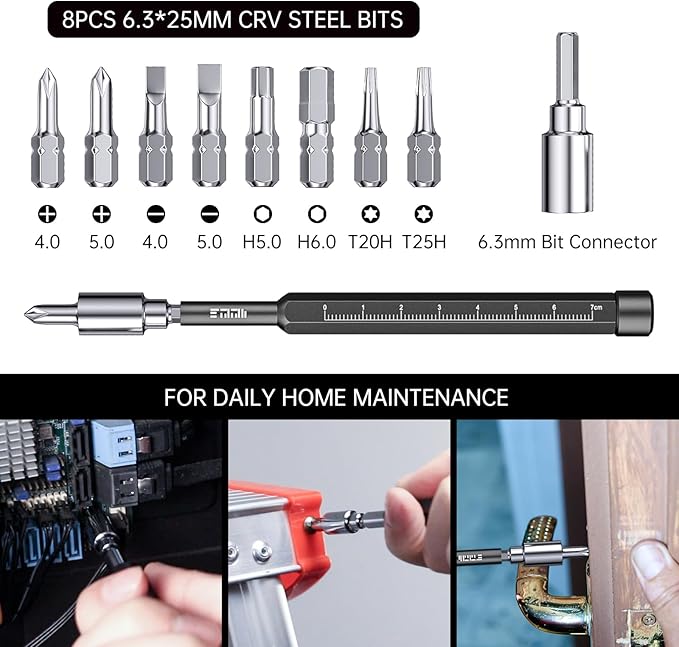Compact Screwdriver Set, JAKEMY 105 in 1 Precison Mini Screwdriver Kit - Image 4