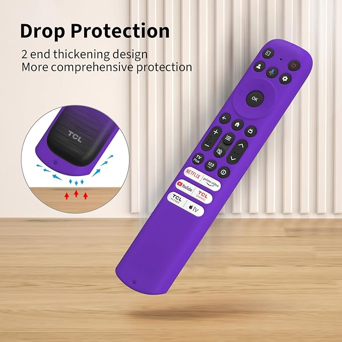 Hi Color Silicone Cover for TCL RC813 FMB1/RC923/RC902V Remote Protective Case - Image 3