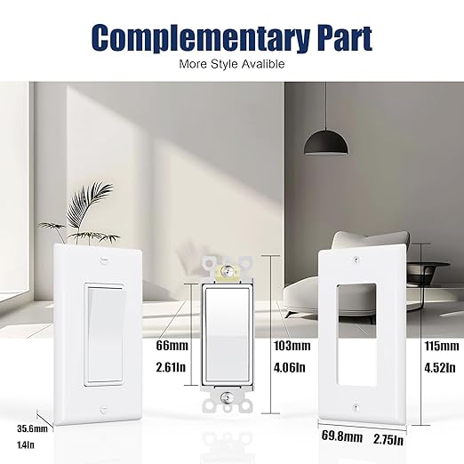 ThunderWay 3 Way Decorator Light Switch - Image 5