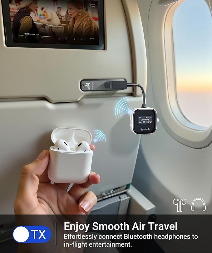 Syntech Airplane Bluetooth Transmitter Receiver - Image 3