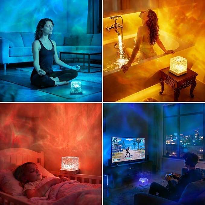 Ocean Wave Projector Light, 16 Colors Galaxy Projector Night Light Water Ripple - Image 7