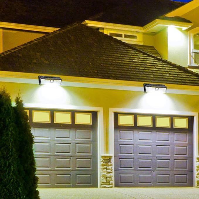 Aootek Solar Outdoor Motion Sensor Lights 2500Lm Solar Panel to 15.3 in² and 3 - Image 6