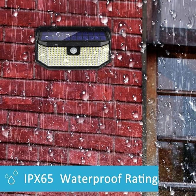 Aootek Solar Outdoor Motion Sensor Lights 2500Lm Solar Panel to 15.3 in² and 3 - Image 5