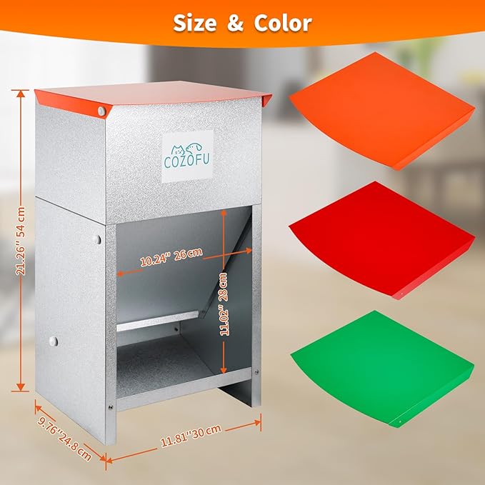 Dog Feeder - Galvanized Metal Pet Food Station - Image 4