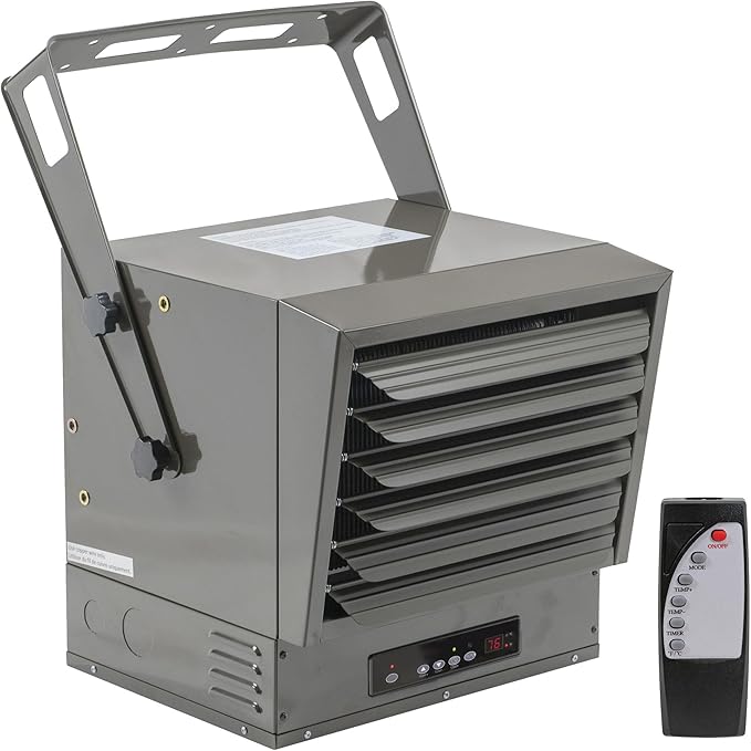 Comfort Zone 10, 000W Hard-Wired Garage Heater – Industrial & Commercial by ComfortZone