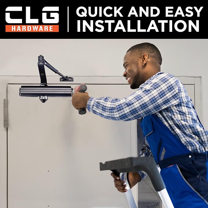 CLG HARDWARE Medium/Heavy Duty Commercial Door Closer DC7016 - Image 4