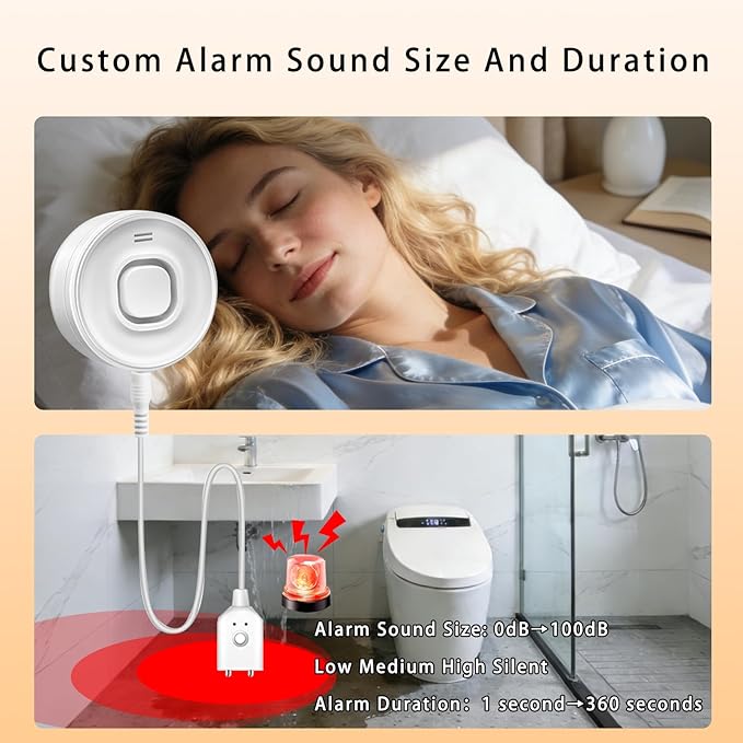 WiFi Water Leak Detectors for Home, Real-Time Mobile Alerts Smart Water Sensor - Image 3