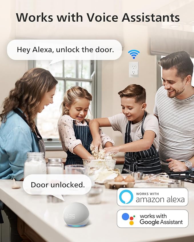 Philips Wi-Fi Smart Lock with Handle, Keyless Entry Keypad Door Lock with Handle - Image 4
