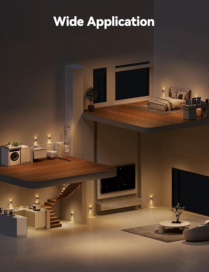 Brightown 2 Pack White Night Lights Plug into Wall, Modern Night Light - Image 8