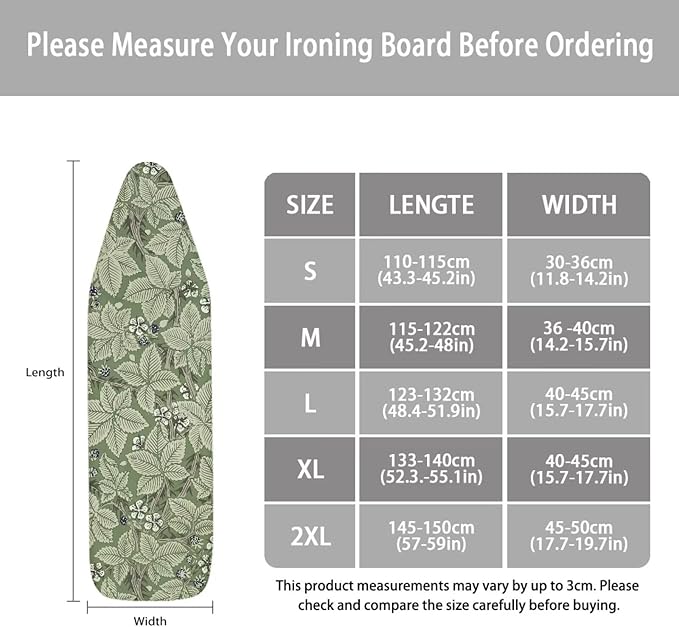 ZCFYGDX Ironing Board Covers Lightweight & Breathable Anti-Slip & Wear-Resistant - Image 6