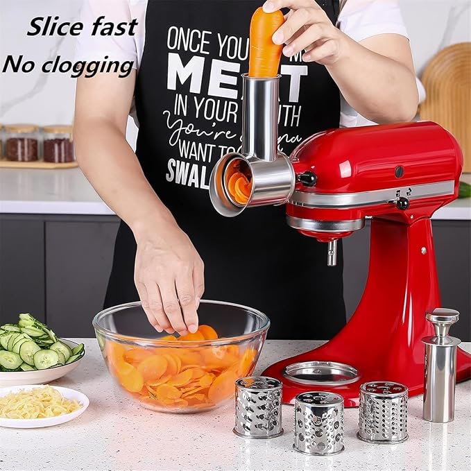 Stainless Steel Slicer Shredder Attachment - Image 5