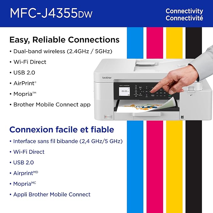 Brother INKvestment 4355 Wireless Color Inkjet All-in-One Printer - Image 7