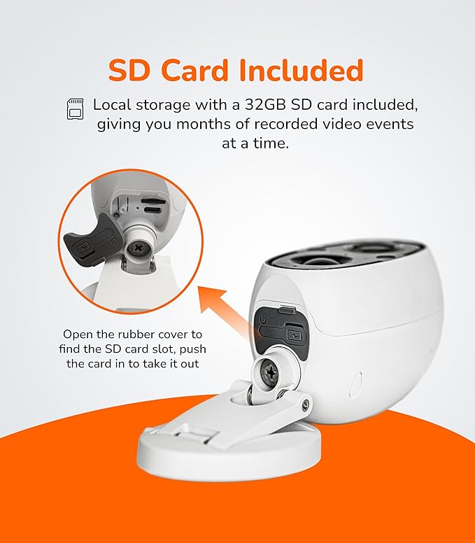 Sensforge 2.5K Solar Powered Outdoor Battery Camera, Smart AI Detection - Image 6