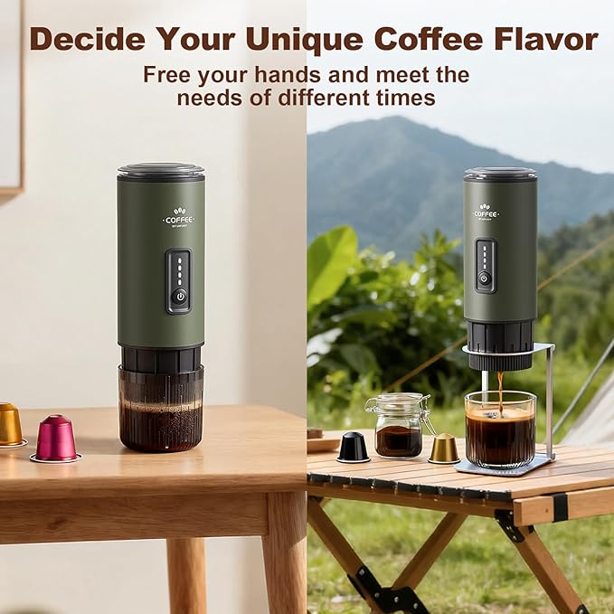 Portable Espresso Maker, 3 in 1 Coffee Maker Set - Image 7