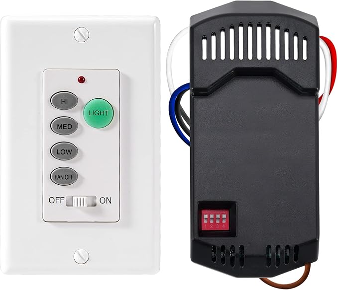 Humpptom Universal Ceiling Fan Remote Control, Ceiling Fan Wall Switch UC9050T by Humpptom