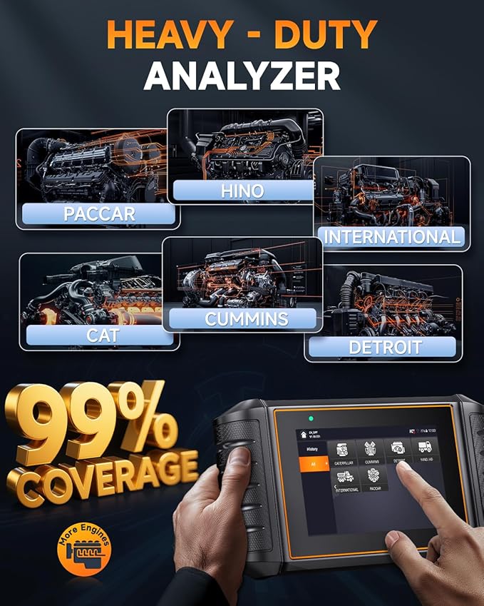 FOXWELL HD500 Heavy Duty Truck Scanner - Image 3