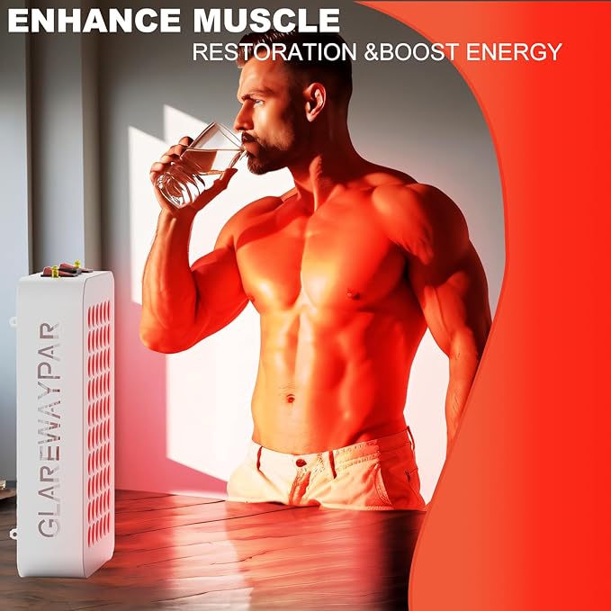 LED Red Light Therapy for Body Infrared Red Light Therapy Red Light Panel Red - Image 2