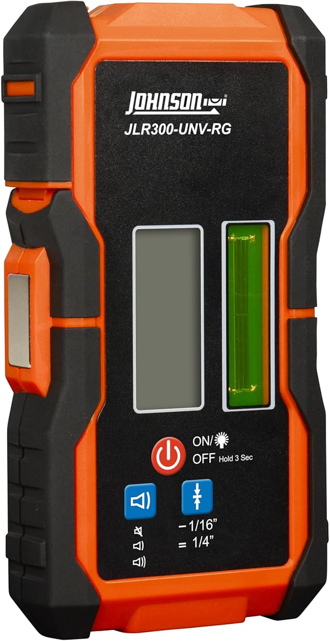 Johnson Level & Tool JLR300-UNV-RG Universal Green & Red Rotary Laser Detector - Image 2