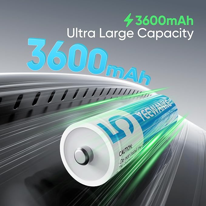 yeewanke Rechargeable AA Batteries - Image 2