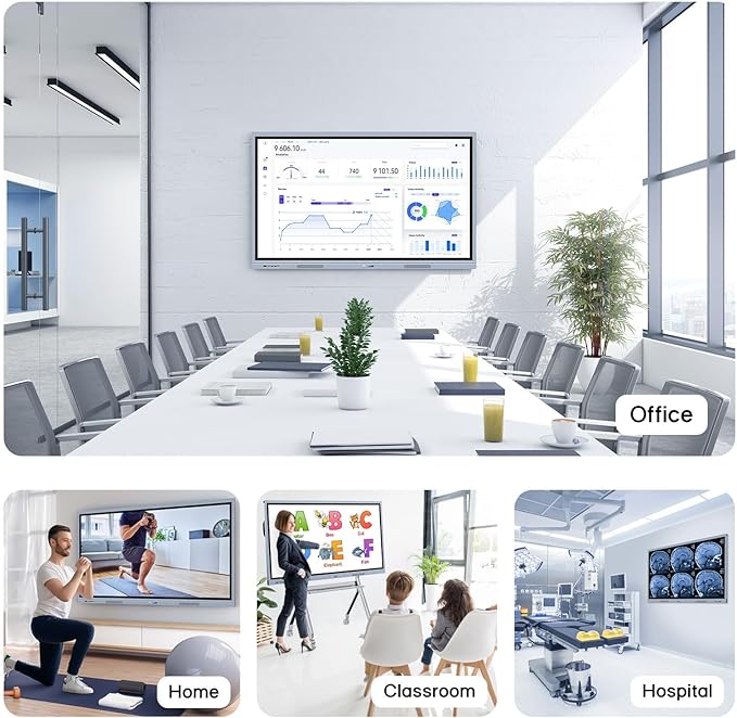 JYXCN Smart Board Collaboration Hub, Dual System, Electronic Smartboard - Image 8