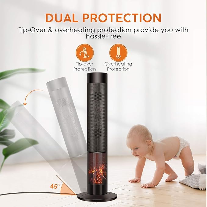 Air Choice 36" Tower Space Heater - Image 7