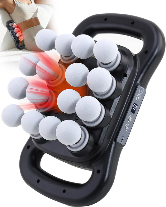 16-Head Massage Gun, Deep Tissue Percussion Massager