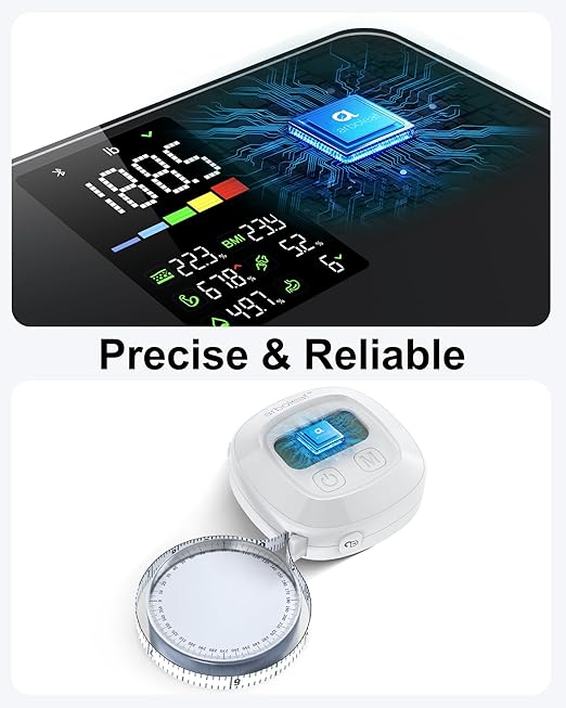 arboleaf Smart Scale and Tape Measure, Body Fat Measuring Tape and Smart Scale - Image 2