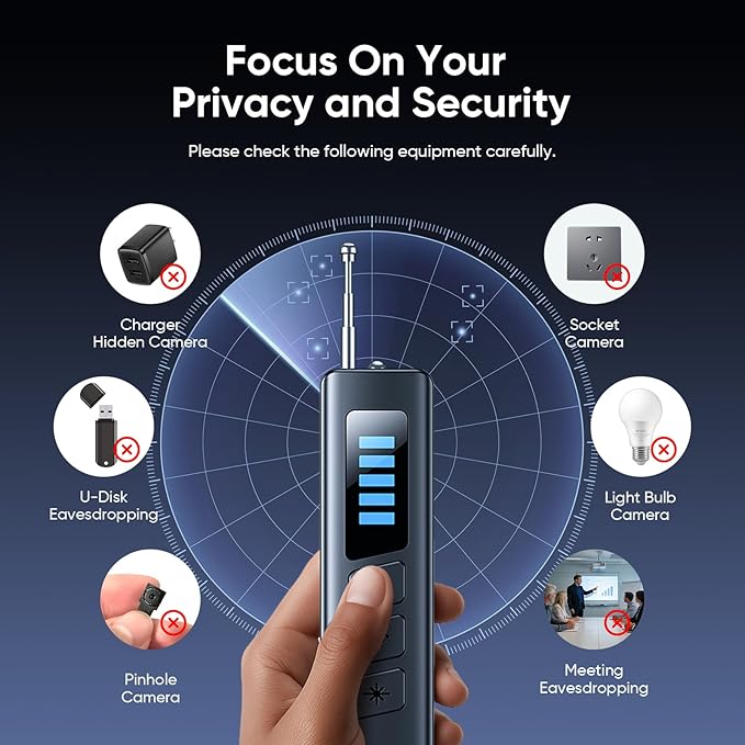 Qyzue Hidden Camera Detectors, Spy Camera Detector - Image 6