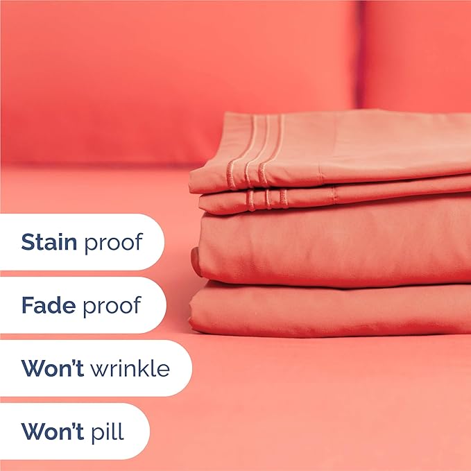 King Size 4 Piece Sheet Set - Image 5