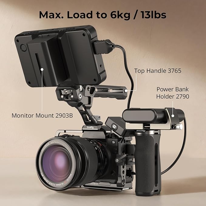 SmallRig Mini NATO Side Handle for Camera Cages, Universal Ergonomic Side - Image 7
