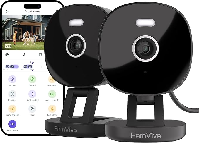 FAMVIVA 2K Security Camera, Outdoor/Indoor by FamViva