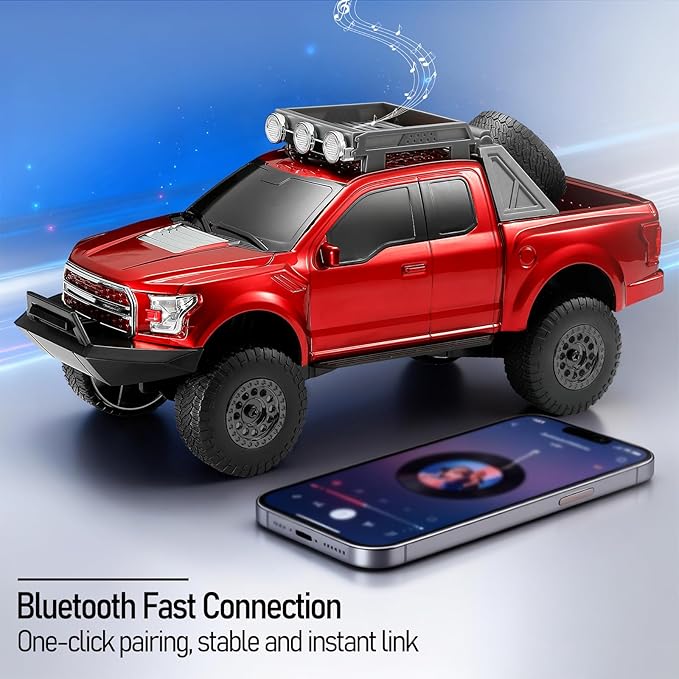 WS-589 Rugged Pickup Truck Bluetooth Replica Speaker – Portable Audio - Image 3