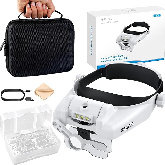 eSynic Comfortable Head Magnifier by eSynic