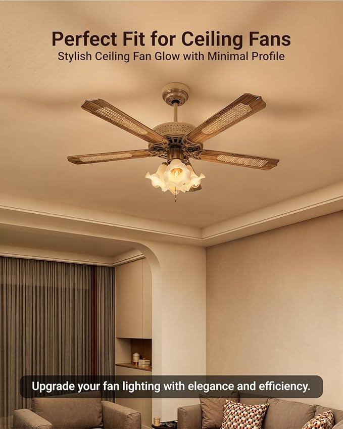 Sunco 20 Pack A15 Light Bulb LED, Edison Style Bulb, Dimmable Vintage Filament - Image 7
