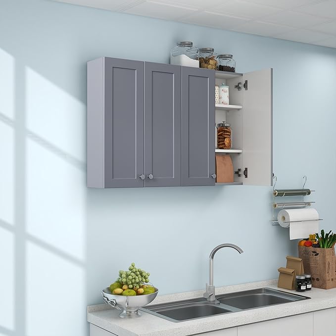 Bathroom Wall Cabinet, Over The Toilet Storage Cabinet, 19 x 27 inch Medicine - Image 7