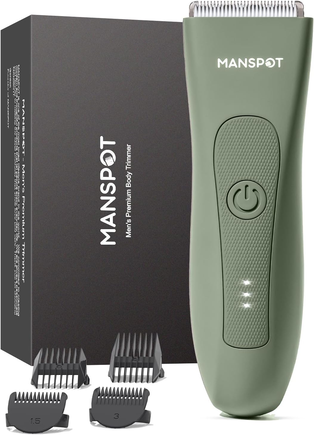 MANSPOT Manscape Hair Finishing Trimmers, Pubic Hair Trimmer