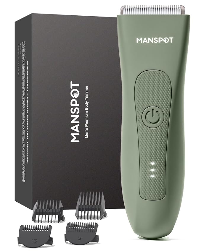 MANSPOT Manscape Hair Finishing Trimmers, Pubic Hair Trimmer by MANSPOT