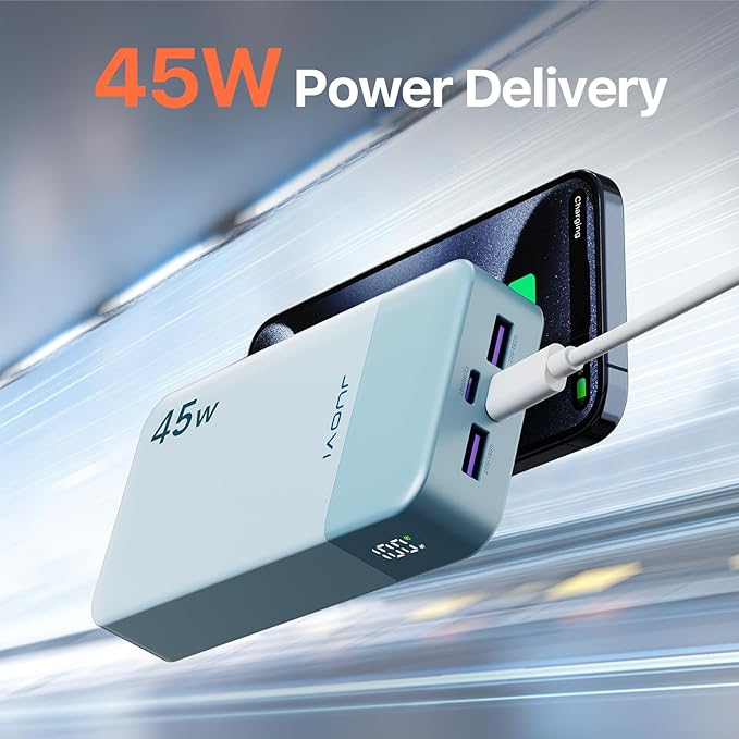 JUOVI J2621 Power Bank Portable Charger, 20000mAh 45W PD3.0 QC 4.0 Fast - Image 2