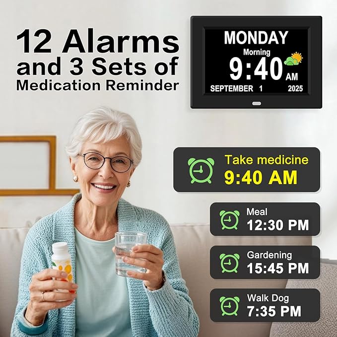 11'' Large Display Digital Alarm Clock - Image 4