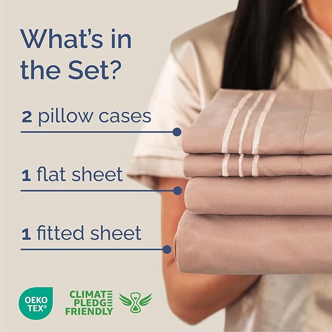 Cal King Size 4 Piece Sheet Set - Image 2