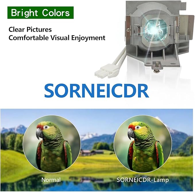 SORNEICDR RLC-093/RLC-092 Replacement Projector Lamp Bulb Compatible - Image 3