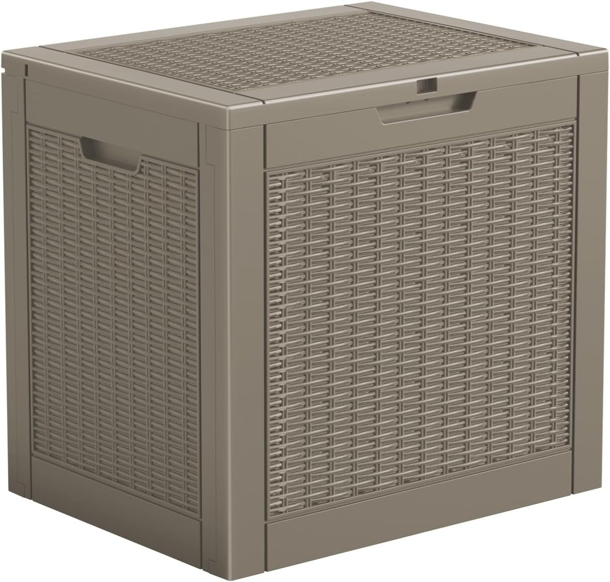 resin deck box - 35 gallon lockable outdoor, main product view