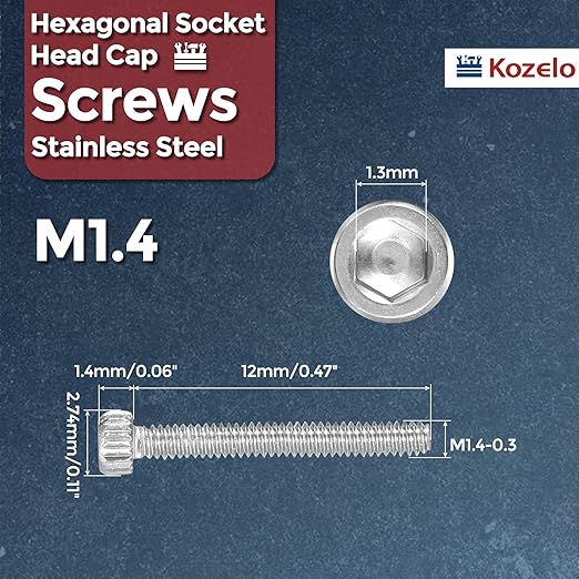 Kozelo 100pcs Socket Head Cap Screws - Image 2